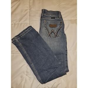 Wrangler Women’s Boot Cut Jeans Size 3/30 Blue Denim Mid Rise
